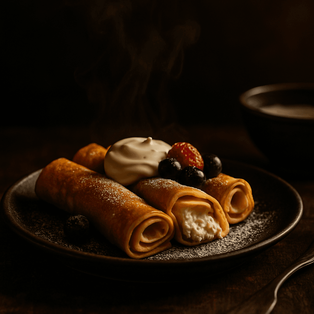 Млинці з сиром