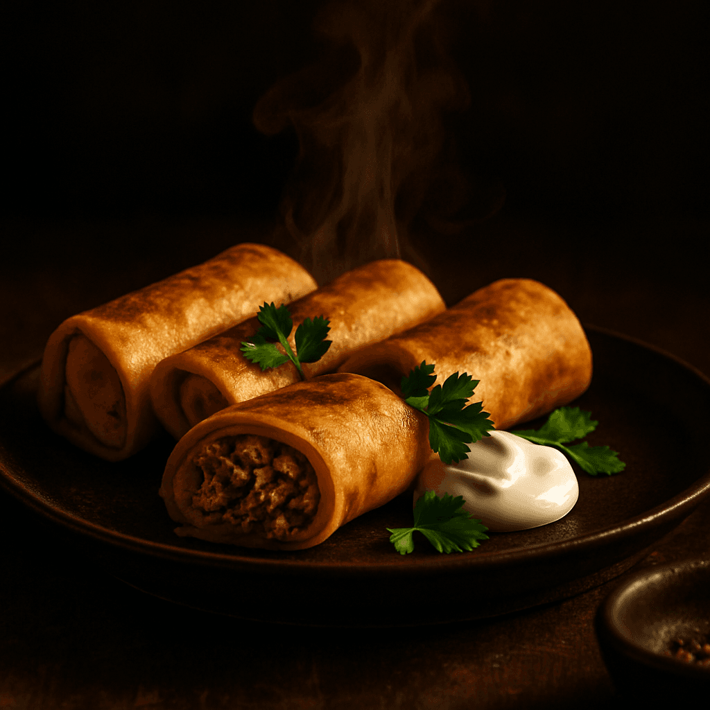 Млинці з м'ясом